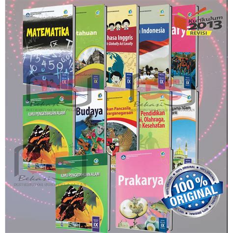 Jual Buku Siswa Kelas 9 SMP K13 Revisi 2017 | Shopee Indonesia