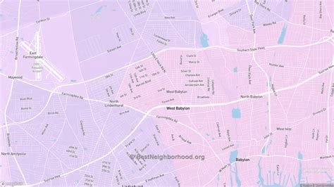 West Babylon, NY Political Map – Democrat & Republican Areas in West ...