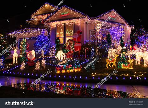 Beautiful Christmas Lights Display Stock Photo 42979057 | Shutterstock