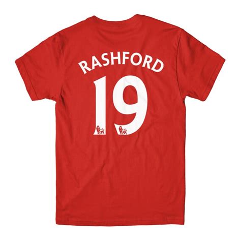 Rashford Jersey T Shirt New Manchester United by FourthQuarterTees