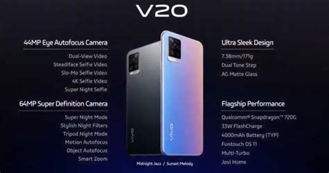 Vivo V20 Pro 5G Goes Official with Snapdragon 765G SoC and 44MP Selfie Camera: Price, Full Specs ...