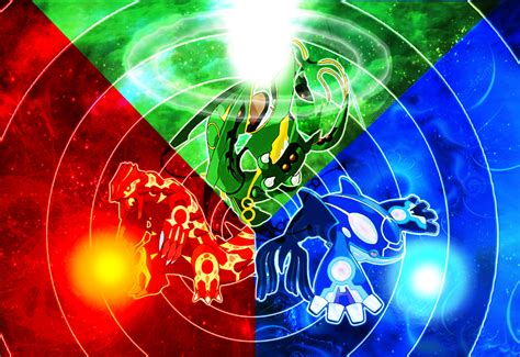 Rayquaza-groudon-kyogre by MW007 on DeviantArt