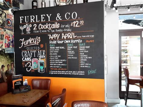 Menu at Furley & Co pub & bar, Hull