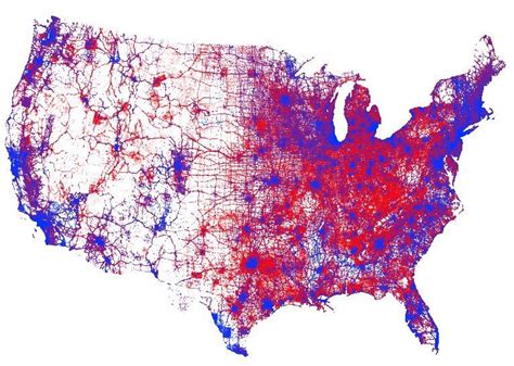 Kenneth Field’s Dot Density Election Map – The Map Room