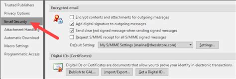 How to Install E-mail Signing Certificates on Outlook