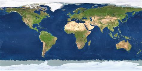 Mapa satelital del mundo | GEOBLOGRAFIA