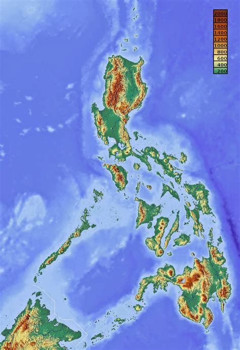 Philippines | Topographic map, Map, Philippines