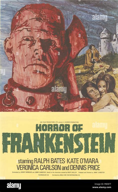 The Horror of Frankenstein (1970) Film Poster Date: 1970 Stock Photo ...