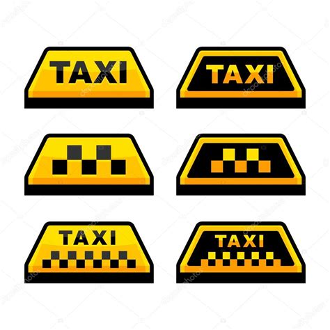 Taxi Logo Set Stock Vector Image by ©in8finity #65782579