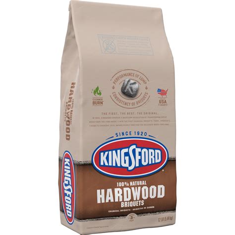 Kingsford 100% Natural Hardwood Charcoal Briquets, 12 Pounds - Walmart.com - Walmart.com