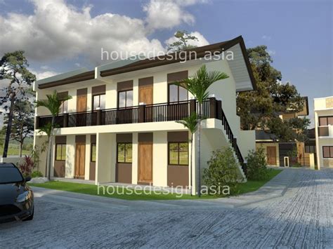 2-Storey Apartment | Architectural design house plans, Small apartment ...