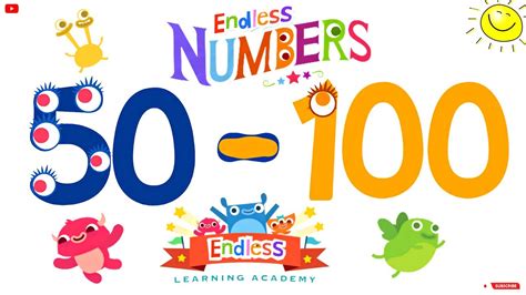 Endless Numbers 50 - 100 | Meet Number Fifty to One-hundred | Fun Learning for Kids - YouTube