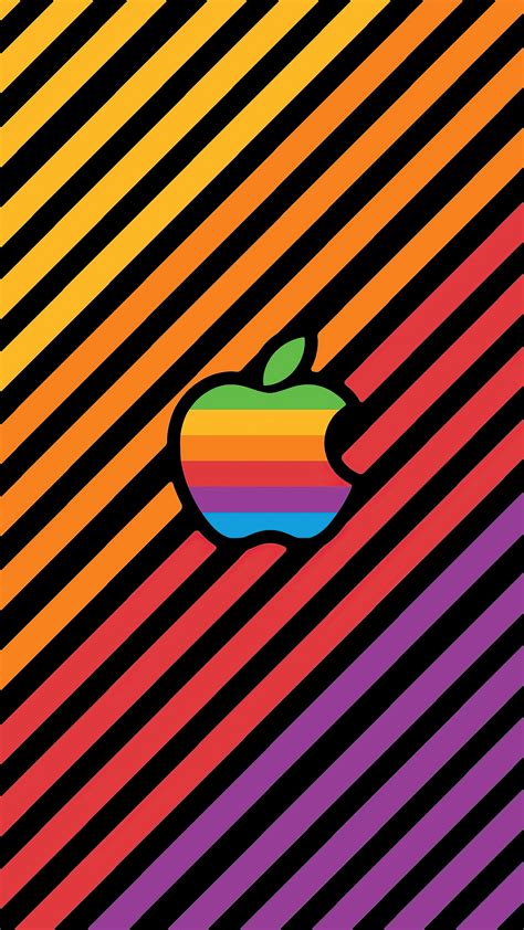 Apple Colorful Wallpaper