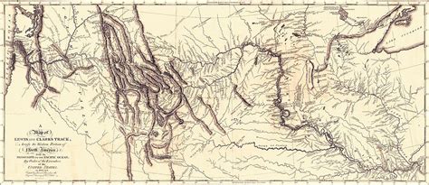 Map Of The Lewis And Clark American Expedition, 1804-1806, Published ...