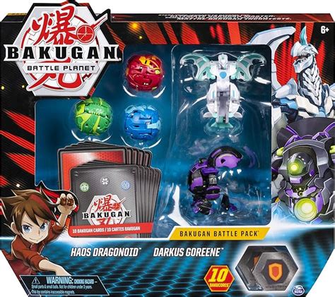 BAKUGAN - Jouet Enfant à Collectionner - Battle Pack Haos Dragonoid ...