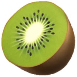 Kiwi Fruit Emoji (U+1F95D)