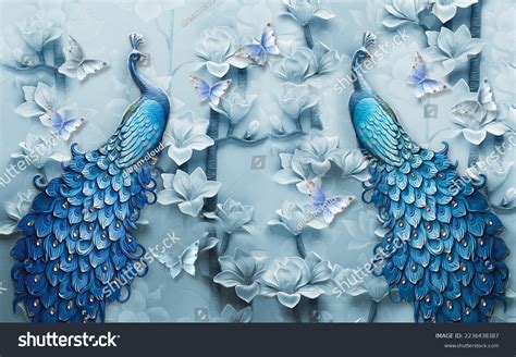 18,686 Peacock Wallpaper Blue Images, Stock Photos & Vectors | Shutterstock