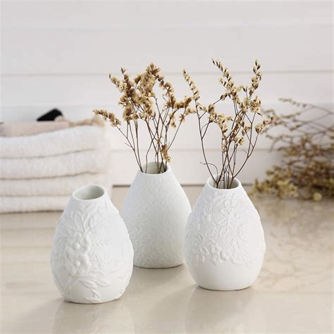 New Design White Ceramic Vase/Ornament Modern Home Decor Perfect Gift For Her