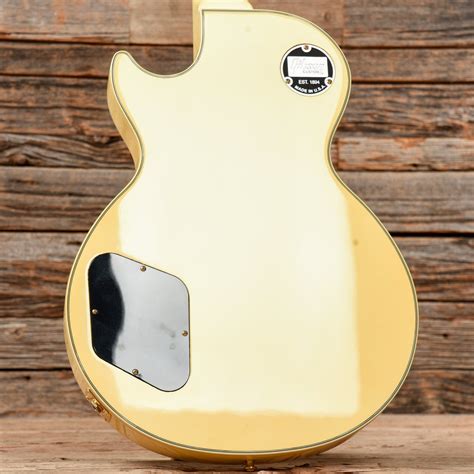 Gibson Custom Les Paul Custom Vintage White – Chicago Music Exchange