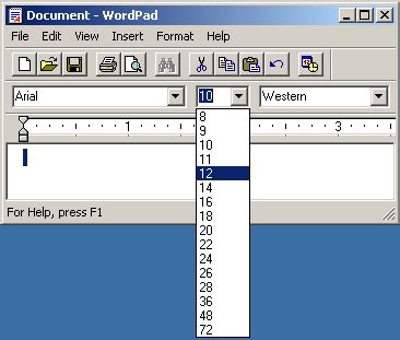 Change default font size in WordPad? - Ask Dave Taylor