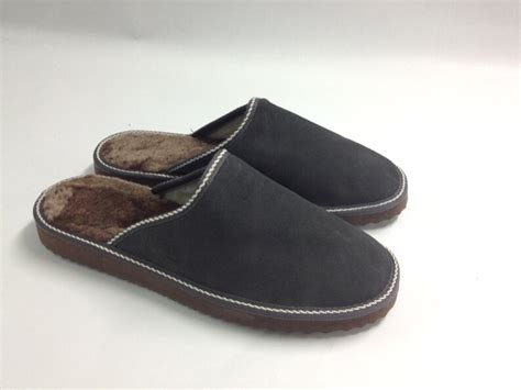 Genuine Shearling Fur Slippers for Men. - Etsy