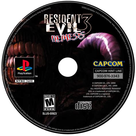 Resident Evil 3 custom PSX CD cover by sidious000 on DeviantArt