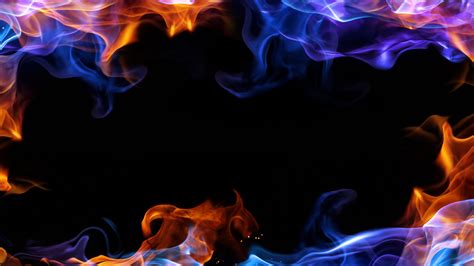 Red and Blue Fire Wallpaper - WallpaperSafari