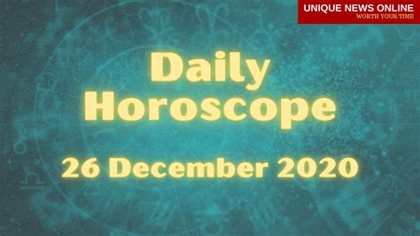 Daily Horoscope: 26 December 2021, Check astrological prediction for ...