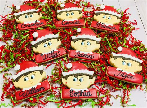 Elf on the Shelf cookies! | Elf cookies, Christmas cookies decorated ...