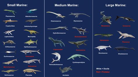 I made a chart of marine reptiles we could see get added to the game ...