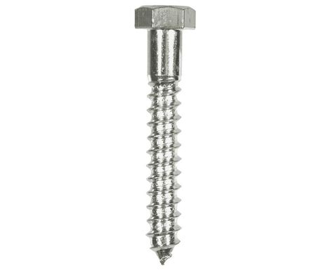 Lag Bolts Hex Head ZP - 1/4 X 3-1/2 - Walmart.com - Walmart.com