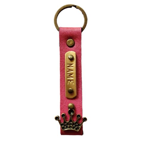 Personalized Pink Women Keychain - The Crazy | Feel the Quality