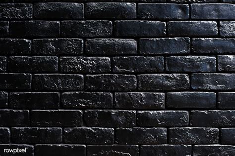 Black brick wall textured background vector | free image by rawpixel.com / Aom Woraluck / Chim ...