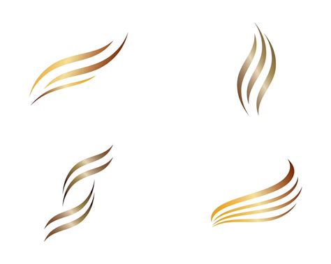 Gold curve logo set 1339648 Vector Art at Vecteezy