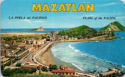 Mazatlan Sin Mexico Olas Atlas Beach Hotel Pacific Advertising Vintage Postcard | eBay