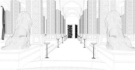 Royal hall interior model - TurboSquid 1290734