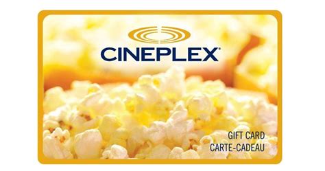 WIN a $50 Cineplex Gift Card - Concours Carte Cadeau