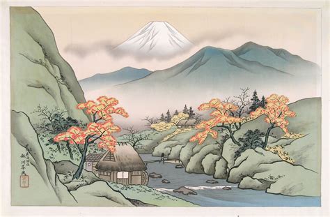 Japan Landscape Drawing at GetDrawings | Free download