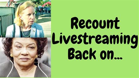 Guyana 🇬🇾 Elections Recount Live-streaming back on! - YouTube