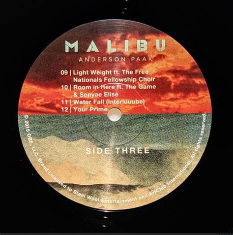 Anderson .Paak – Malibu – Vinyl Pursuit Inc