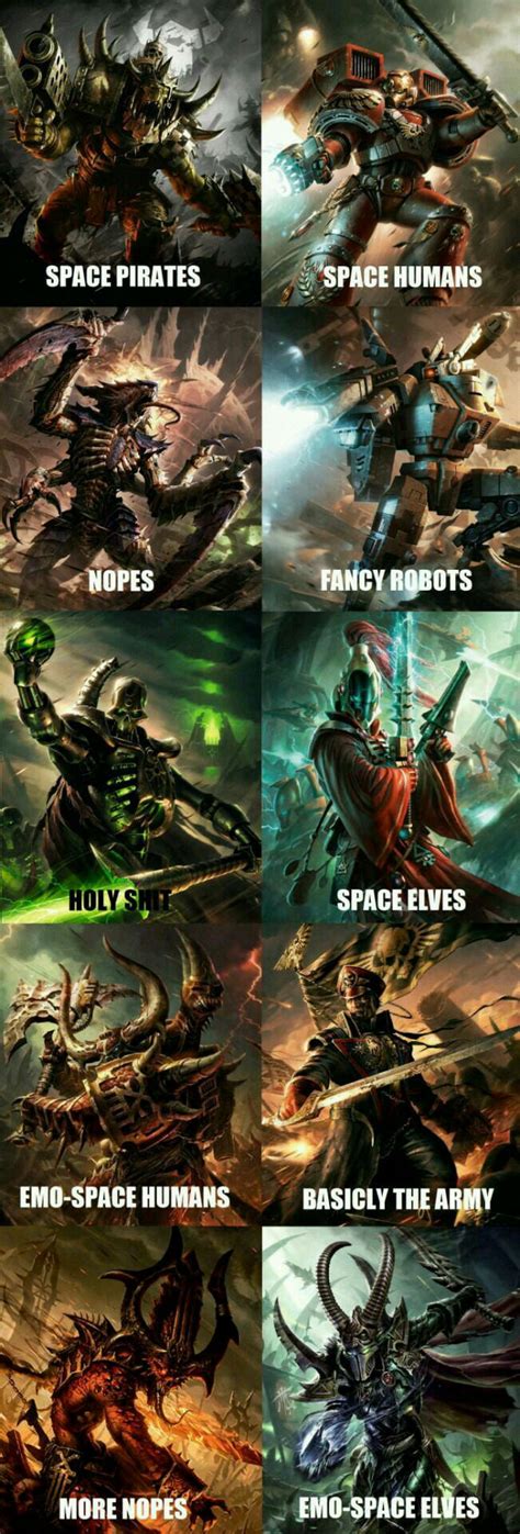 Warhammer Factions - 9GAG