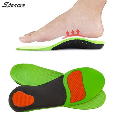 Spencer Unisex Orthotic Insoles Inserts High Arch Replacement Shoe Insole Plantar Fasciitis ...