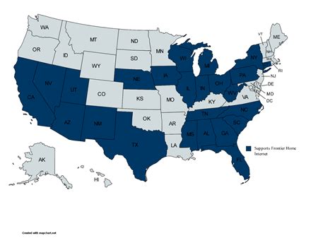 Frontier Availability & Coverage Map - Networks Hardware