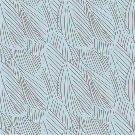 Blue Feather Seamless Pattern Ideal For Wallpaper Textile Paper And ...