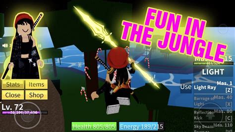 Join the Fun Adventure in Blox Fruit Jungle with the Light Fruit! ⚡️⚡️ - YouTube