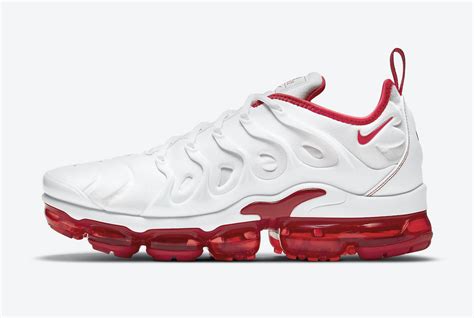 Nike Air VaporMax Plus “Cherry” White/White-University Red – Sneaker Novel