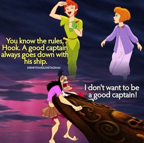 Quotes Disney Peter Pan Captain Hook 59 Ideas | Disney movie funny, Peter pan disney, Disney funny