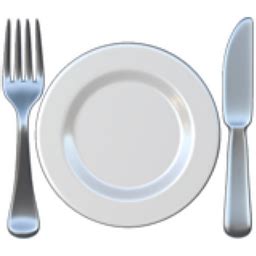 Fork and Knife with Plate Emoji (U+1F37D)