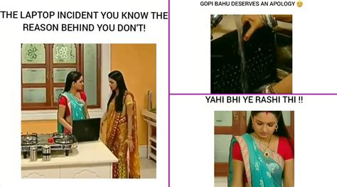 Viral News | Hold On! Was it Rashi Behind Gopi Bahu Washing Ahem Ji's Laptop? Netizens Obsessed ...