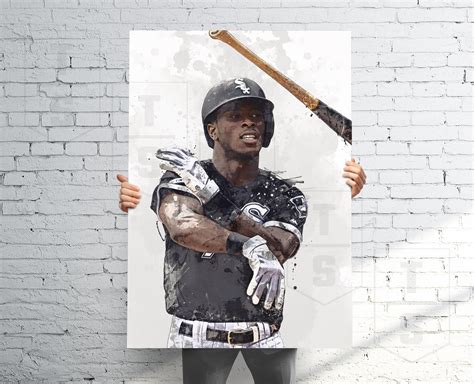 Tim Anderson 'Bat Flip' White Sox Poster Canvas | Etsy